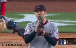 Baseball Player With C On Hat GIF