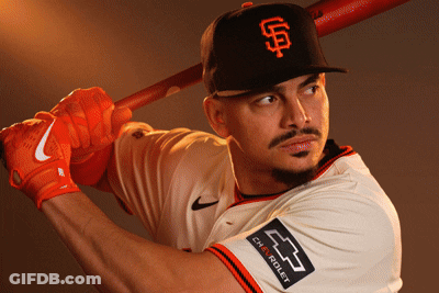 Baseball Player With Chevrolet Patch GIF