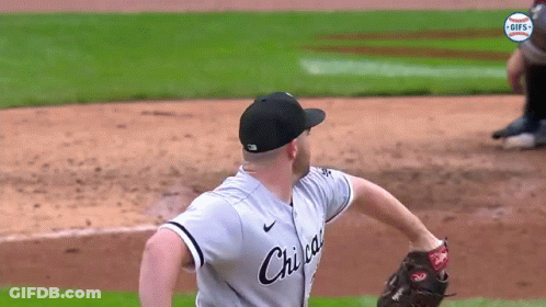Baseball Player With Chicago Shirt GIF