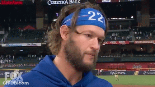 Baseball Player With Headband Number 22 GIF