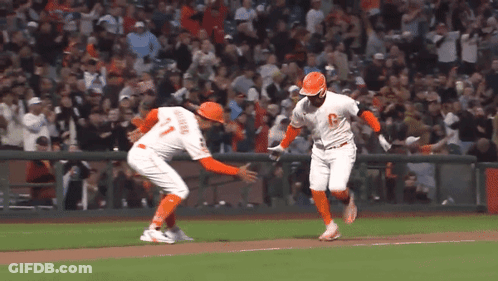Baseball Player With Letter C GIF