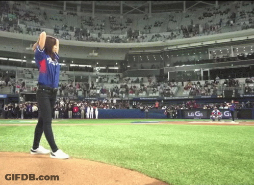 Baseball Player With Letter G On Cap GIF