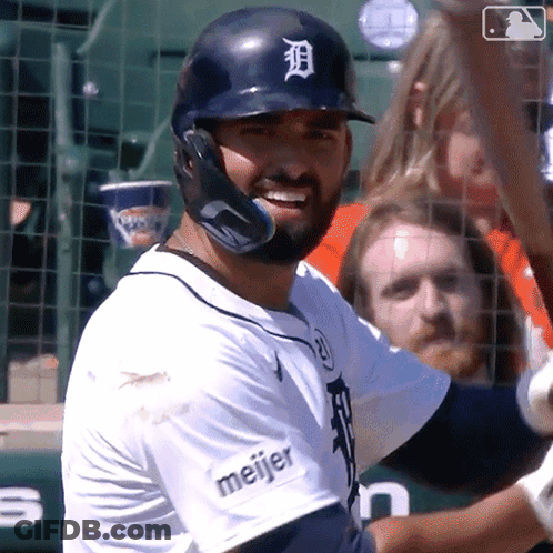 Baseball Player With Meijer Sticker GIF