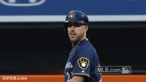 Baseball Player With MLB.com Logo GIF