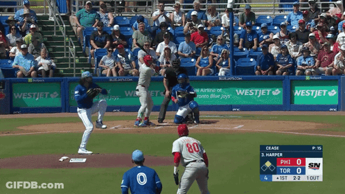 Baseball Player With Mustache Number 84 Before Crowd GIF