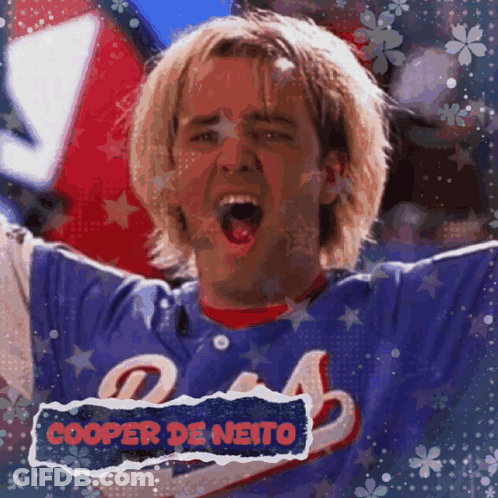 Baseball Player With Name Cooper De Netto GIF