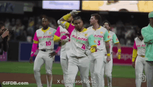 Baseball Player With Number 10 GIF