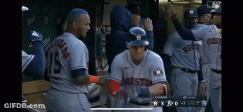 Baseball Player With Number 15 GIF