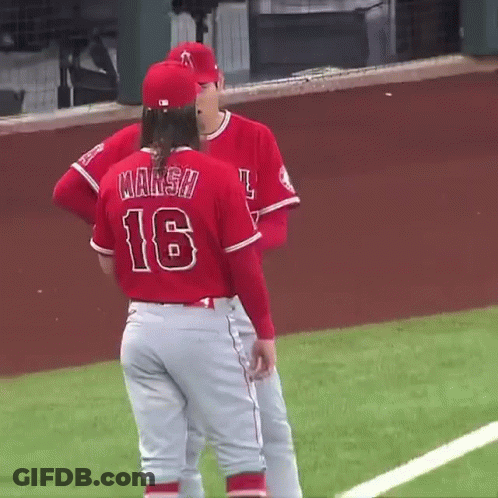Baseball Player With Number 16 GIF