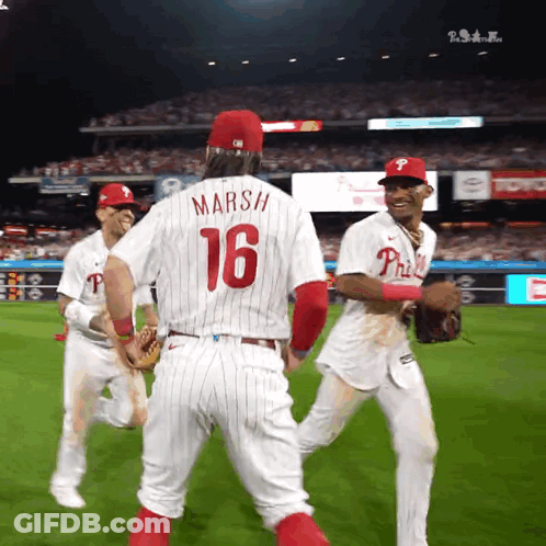 Baseball Player With Number 16 Jersey GIF
