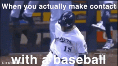 Baseball Player With Number 18 Jersey GIF