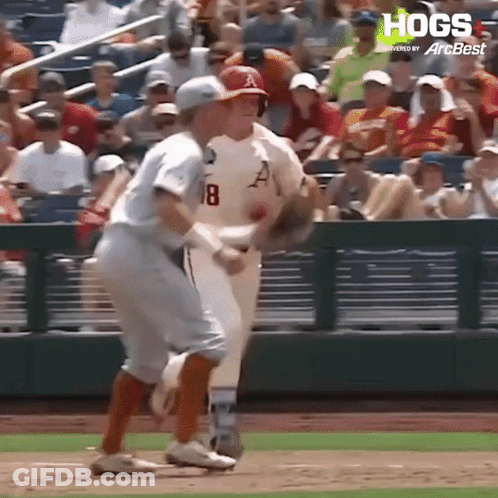 Baseball Player With Number 18 GIF
