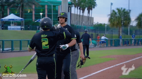 Baseball Player With Number 2 Jersey GIF