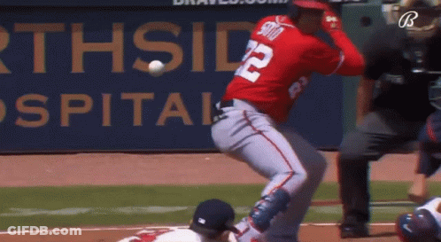Baseball Player With Number 22 GIF