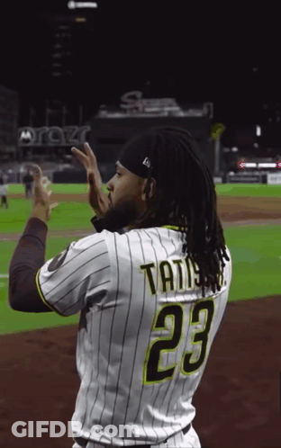 Baseball Player With Number 23 GIF