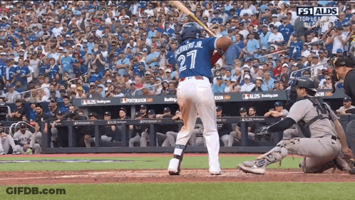 Baseball Player With Number 27 Jersey GIF