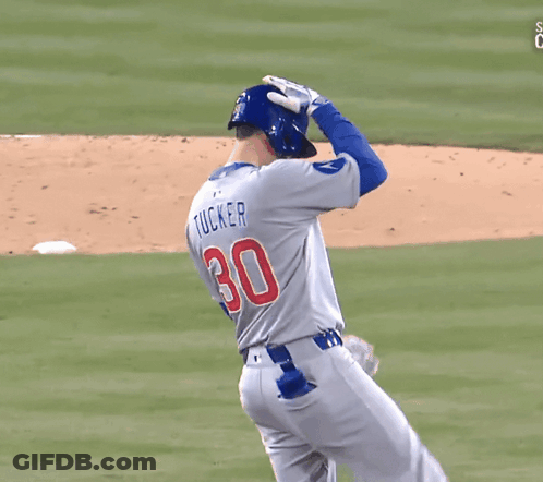 Baseball Player With Number 3 On Back GIF