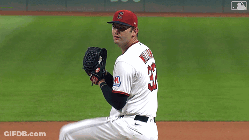 Baseball Player With Number 32 GIF