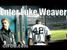 Baseball Player With Number 42 GIF