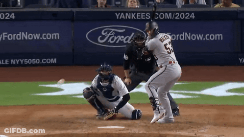 Baseball Player With Number 54 On Jersey GIF