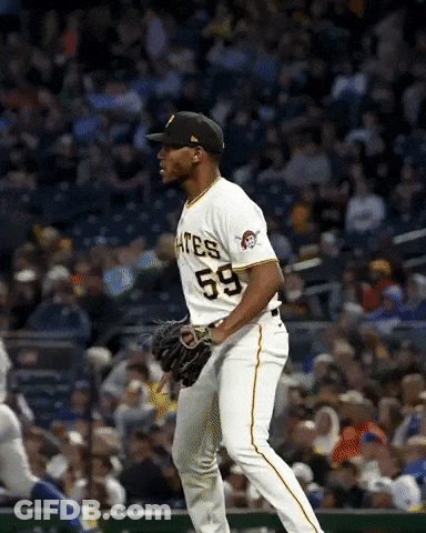 Baseball Player With Number 59 GIF