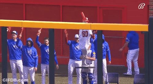 Baseball Player With Number 60 GIF