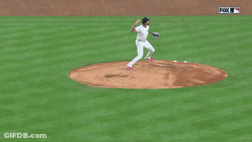 Baseball Player With Number 7 GIF