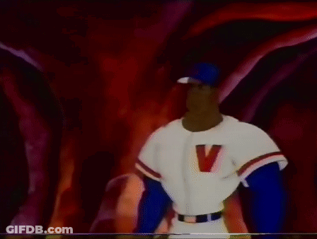 Baseball Player With Number 8 On Hat GIF