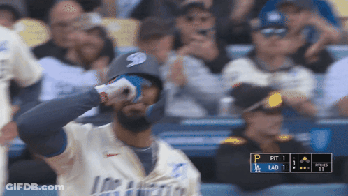 Baseball Player With S Jersey GIF