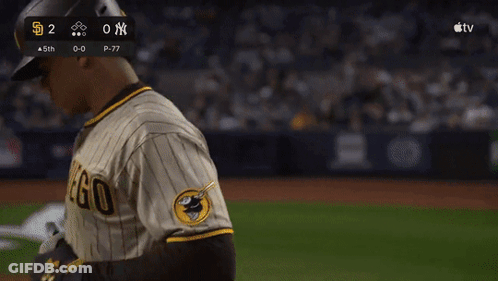 Baseball Player With Soyo Jersey GIF