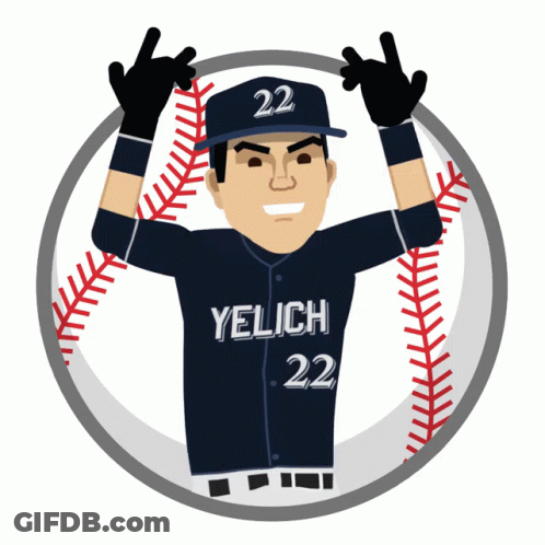 Baseball Player Yelich GIF