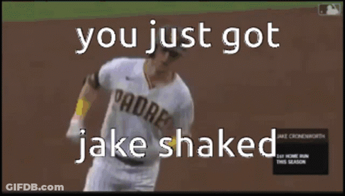 Baseball Player You Just Got Jake Shaked GIF