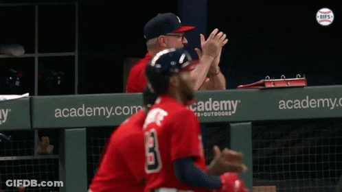 Baseball Players Anderson And Amargo GIF