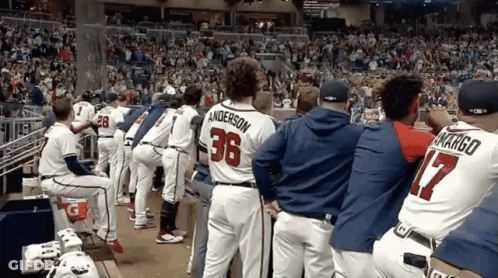 Baseball Players Anderson And Amargo GIF