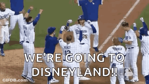 Baseball Players Celebrating GIF