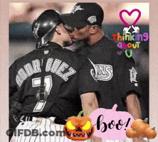 Baseball Players One Wearing Number 7 GIF