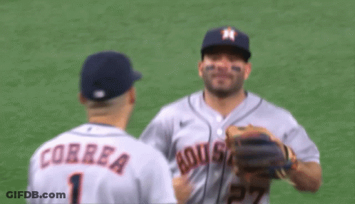 Baseball Players One With Correa Jersey GIF