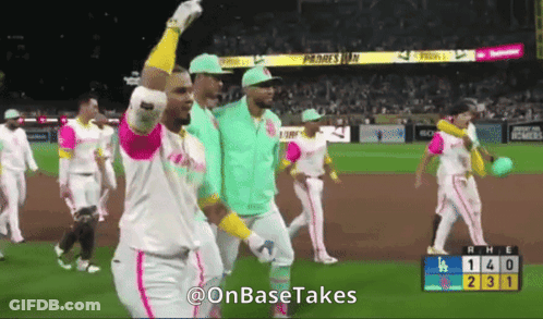 Baseball Players Walking On Field GIF