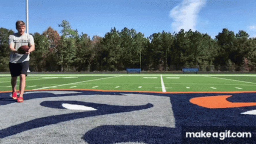 Baseball Punt Slowmo GIF