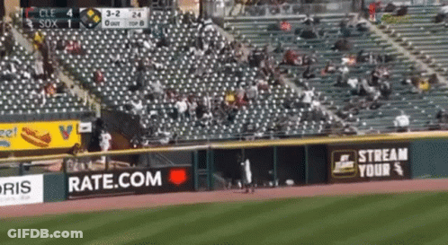 Baseball Scoreboard Showing 3-2 GIF