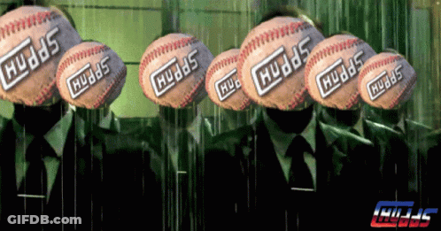 Baseballs Saying Huds GIF