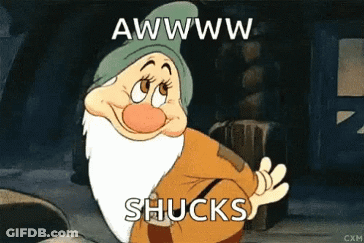 Bashful Dwarf Aww Shucks GIF