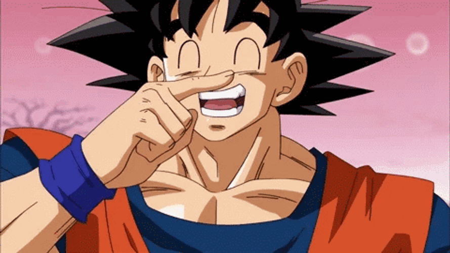 Bashful Son Goku Dragon Ball Z GIF