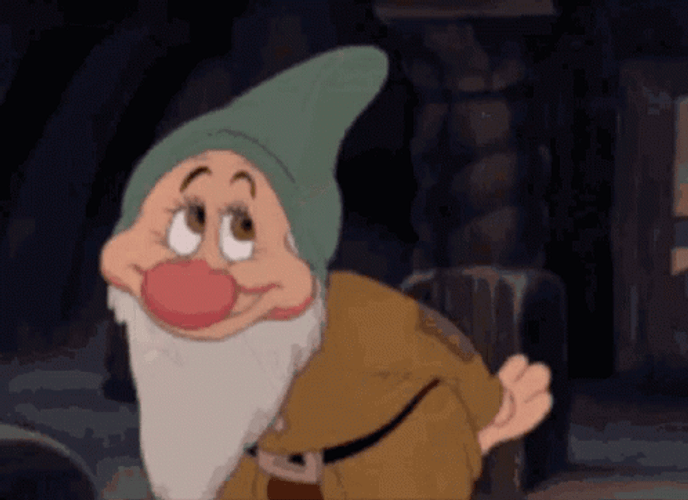 Bashful The Dwarf Shy Red Face GIF