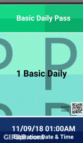 Basic Daily Pass Expiring 11/09/18 GIF