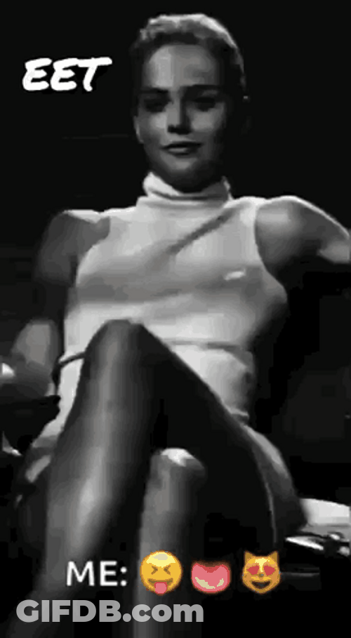 Basic Instinct Eat That Sharon Stone GIF