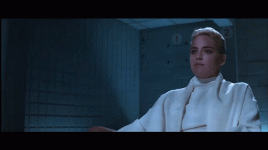 Basic Instinct Smoking Sharon Stone GIF