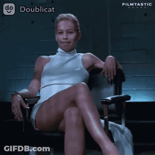 Basic Instinct Ugly Sharon Stone GIF
