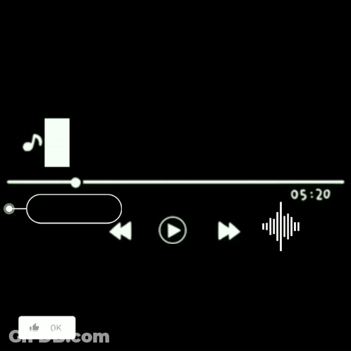 Basic Music On Black Background GIF