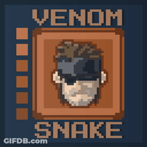 Basic Venom Snake Video Game GIF